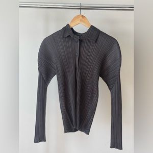 Pleats Please Basics Button Up Shirt